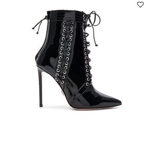 Oscar Tiye Patent Leather Booties